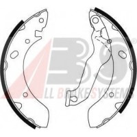 Колодки тормозные (комплект) ABS 8899