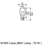  16W OSRAM 921-02B