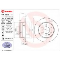   BREMBO 08.9509.11