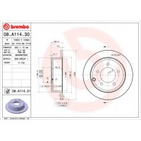   BREMBO 08.A114.31