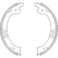Колодки гальмівні барабанні REMSA 4744,00