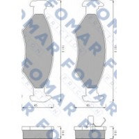    FOMAR Friction FO 430981