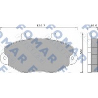    FOMAR Friction FO 486481