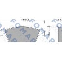    FOMAR Friction FO 644281