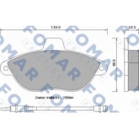    FOMAR Friction FO 742581