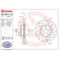   BREMBO 09.5674.2X