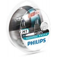   H1 X-treme VISION 12V 55W P14,5s (+130) PHILIPS 12258XV+S2