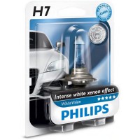   H7 WhiteVision 12V 55W PX26d (+60) (4300K) 1. blister PHILIPS 12972WHVB1