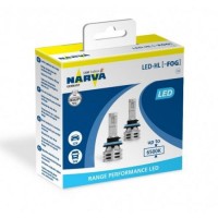   LED Fog H8/H11/H16 12/24V Range Performance 24W 6500K () NARVA 18036