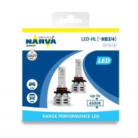   LED HB3/HB4 12/24V Range Performance 24W 6500K () NARVA 18038