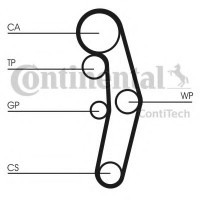   ( +  + ) CONTITECH CT1028WP2