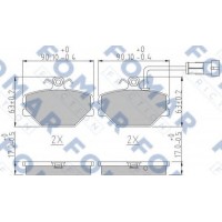    FOMAR Friction FO 448281