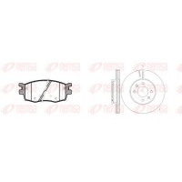 Комплект тормозов REMSA RCA8120800