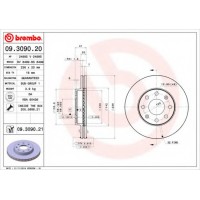   BREMBO 09.3090.21