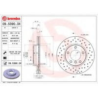   BREMBO 09.5390.3X