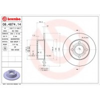   BREMBO 08.4874.14