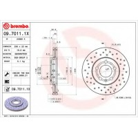   BREMBO 09.7011.1X