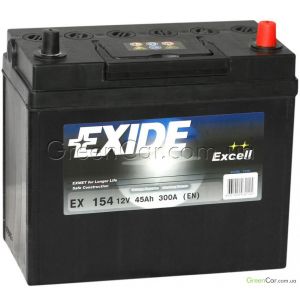  45Ah-12v Exide EXCELL (234x127x220), R, EN300
