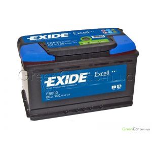  80Ah-12v Exide EXCELL (315x175x175), R, EN700