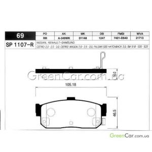   SANGSIN SP1107-R ()