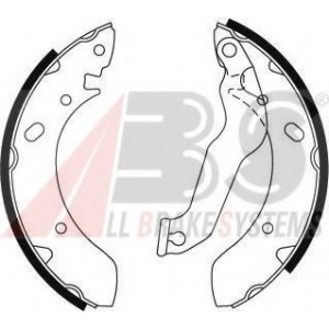 Колодки тормозные (комплект) ABS 8899