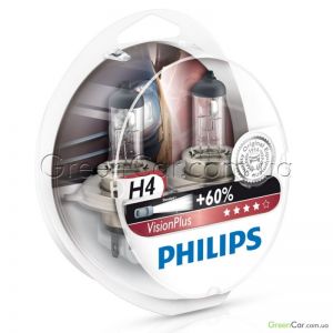  Philips H4 Vision Plus, 12V 60/55W (12342VPS2)