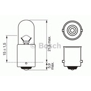  Bosch T4W Heavy Duty, 24V 4W (1987302525)