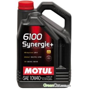   MOTUL 6100 SYNERGIE+ 10W-40 ( 4)