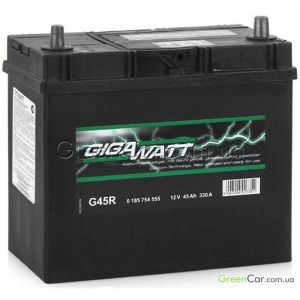  45Ah-12v Gigawatt (238128227), R, EN330, Asia, GW 0185754555