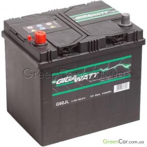  60Ah-12v Gigawatt (232173225), L, EN510, Asia, GW 0185756013