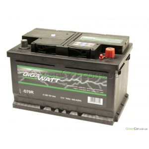  70Ah-12v Gigawatt (278175175), R, EN640, GW 0185757044