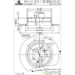   BREMBO BM 08.5174.34 ()