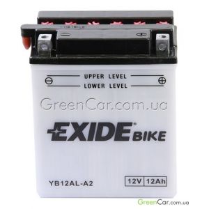  12Ah-12v Exide (YB12AL-A2) (13480160), R, EN165