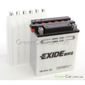  12Ah-12v Exide (YB12AL-A2) (13480160), R, EN165