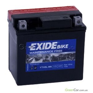  4Ah-12v Exide (YTX5L-BS) EN70 (11370105), R, EN70