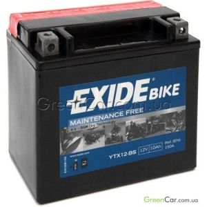  10Ah-12v Exide (YTX12-BS) (15087130), L, EN150