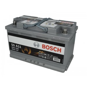  80Ah-12v BOSCH AGM (S5A110) (315x175x190), R, EN800