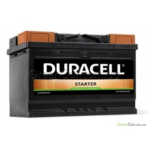  72Ah-12v Duracell Starter (DS 72L) (278x175x190), L, EN660