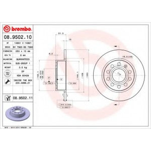   BREMBO 08.9502.11