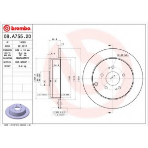   BREMBO 08.A755.20