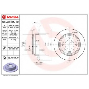   BREMBO 08.A869.10