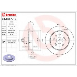   BREMBO 08.B557.10