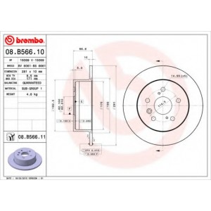   BREMBO 08.B566.11