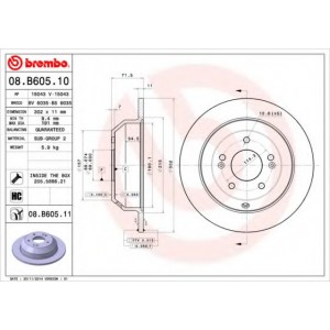   BREMBO 08.B605.10