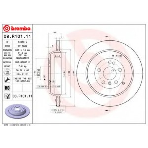   BREMBO 08.R101.11