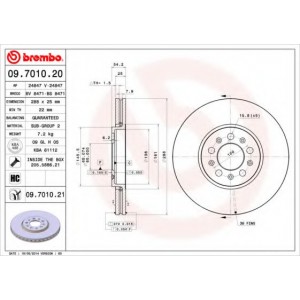   BREMBO 09.7010.21