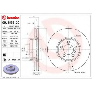   BREMBO 09.8555.21