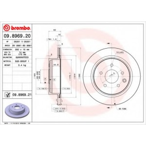   BREMBO 09.8969.20