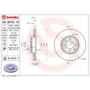   BREMBO 09.9078.11