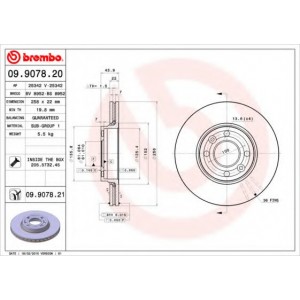   BREMBO 09.9078.20